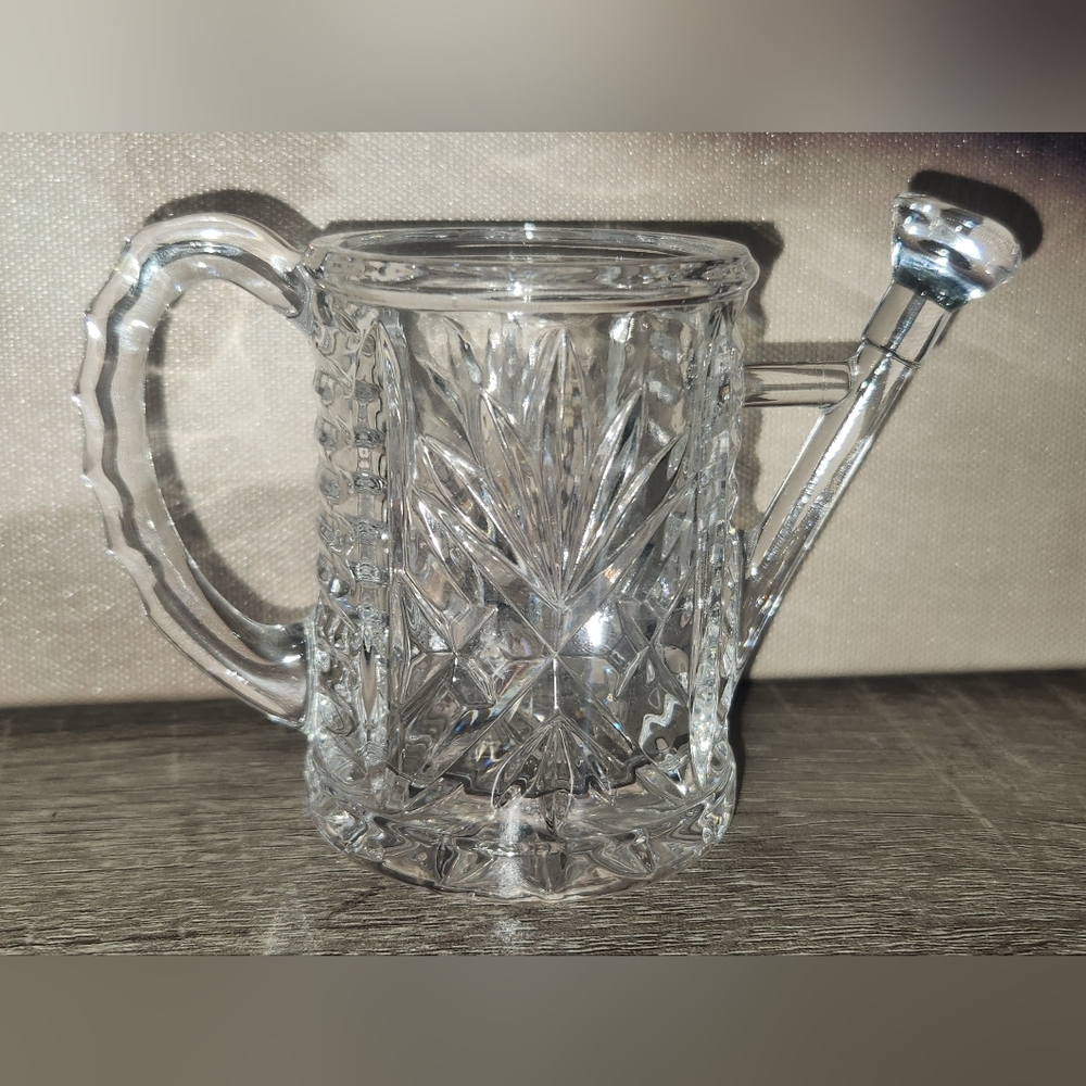 Princess House Crystal Watering Can Toothpick Holder Collectable 3inch